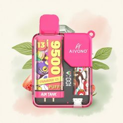 Aivono Aim Tank 9500 Aardbei IJs 650mAh 18ml