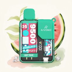 Aivono Aim Tank 9500 Watermeloen IJs met 5% Nicotine en 650mAh