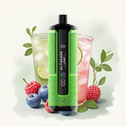 Al Fakher Crown Bar 15K Hypermax Blauwe Framboos Limonade 600mAh 22ml DTL