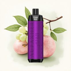 Al Fakher Crown Bar 8000 Crystal Druif Munt 5mg Nicotine 600mAh