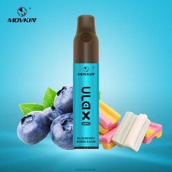 RandM Tornado Bestellen | RandM Movkin Ulax 6800 (keramische spoel) oplaadbaar wegwerpvape-pod-apparaat bosbessen kauwgom FV0D667