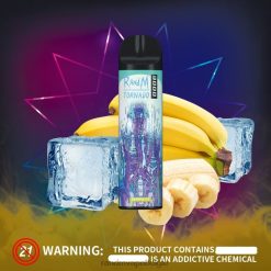 RandM Tornado Bestellen | RandM Tornado 8000 vape-apparaat met luchtstroomregeling 1 st bananen ijs FV0D6247