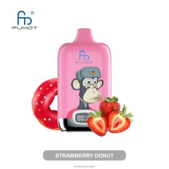 RandM Tornado Prijs | Fumot Original RandM Digital Box 12000 batterij en vloeistofdisplay vape-apparaat aardbei donut FV0D614