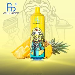 RandM Tornado Prijs | Fumot RandM Tornado 9000 pro vape-apparaat met batterij en ejuice-display versie 1 ananas FV0D6194
