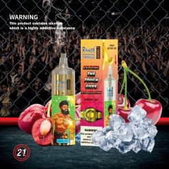 RandM Tornado Prijs | RandM Tornado 10000 luchtstroomregeling vape-apparaat 1 st kersen ijs FV0D6124