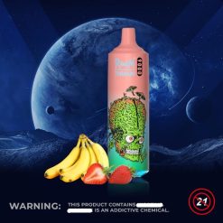 RandM Tornado Prijs | RandM Tornado 9000 vape pod-apparaat 1pc versie 1 aardbei banaan FV0D6134