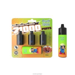 RandM Tornado Vape Smaken | RandM Sunax 21000 vervangbaar vape-apparaat voor luchtstroomregeling 1 st cola FV0D6276