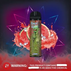 RandM Tornado Vape Smaken | RandM Tornado 8000 vape-apparaat met luchtstroomregeling 1 st weelderig ijs FV0D6236