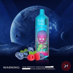 RandM Tornado Vape Smaken | RandM Tornado 9000 vape pod-apparaat 1pc versie 1 bosbes framboos FV0D6126