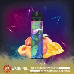 RandM Vape België | RandM Tornado 8000 vape-apparaat met luchtstroomregeling 1 st perzik-mango FV0D6251