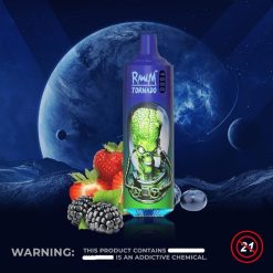 RandM Vape België | RandM Tornado 9000 vape pod-apparaat 1pc versie 2 gemixte bessen FV0D6141