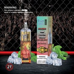 Tornado Vape België | RandM Tornado 10000 luchtstroomregeling vape-apparaat 1 st muntmenthol FV0D6110