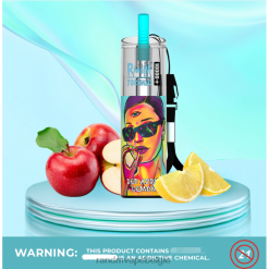 Tornado Vape België | RandM Tornado 10000 plus luchtstroomregeling vape-apparaat 1 st rode appel citroen FV0D680