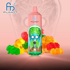 Tornado Vape Kopen | Fumot RandM Tornado 9000 pro vape-apparaat met batterij en ejuice-display versie 1 gummybeer FV0D6189