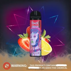 Tornado Vape Kopen | RandM Tornado 8000 vape-apparaat met luchtstroomregeling 1 st aardbeien limonade FV0D6239