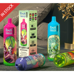 Tornado Vape Kopen | RandM Tornado 9000 vape pod-apparaat 1pc versie 1 kiwi-passievrucht-guave FV0D6139